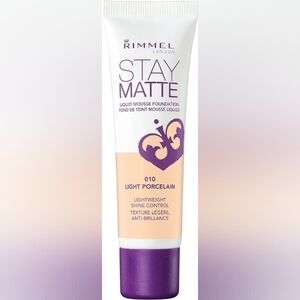 Rimmel Stay Matte Liquid Mousse Foundation 010 Light Porcelain